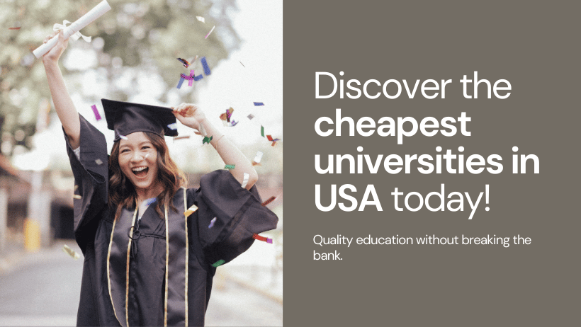 Best Cheapest Universities in USA