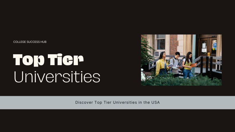 list of tier 1 and tier 2 universities in usa